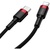 Дата кабель USB-C to Lightning 1.0m Cafule PD 20W red+black Baseus (CATLKLF-91)