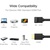 Кабель мультимедійний HDMI M to HDMI M 1.0m 90° corner HD103 black UGREEN (10172)