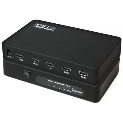 Разветвитель Viewcon HDMI Splitter 4 порта, 3D (VE401)