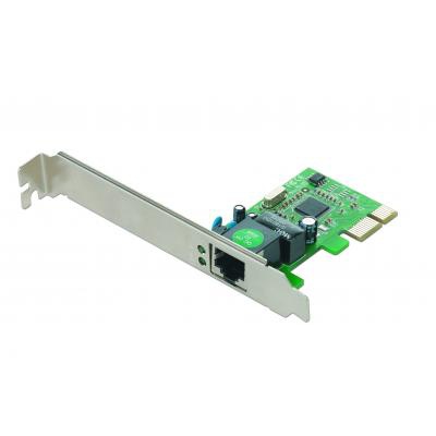 Контроллер 1000 Base-TX PCI-E Realtek Gembird (NIC-GX1)
