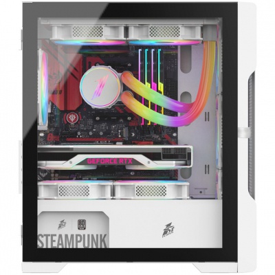 Корпус 1stPlayer T3-4F1-W-WH