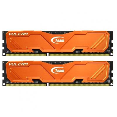 Модуль памяти DDR3 8GB (2x4GB) 1866 MHz Vulcan Orange Team (TLAED38G1866HC11DC01)