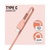 Дата кабель USB 2.0 AM to Type-C 1.2m AL-CBCOLOR-T1BK Peach ACCLAB (1283126518263)