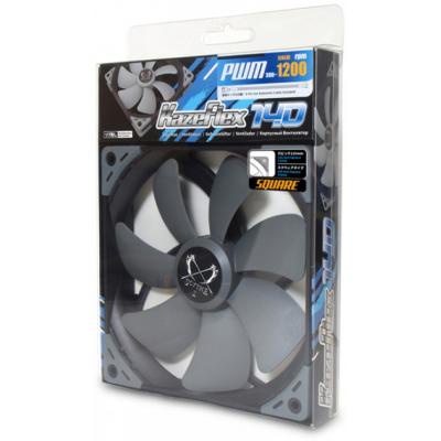 Кулер для корпуса SCYTHE Kaze Flex 140 mm Square PWM (KF1425FD12S-P)