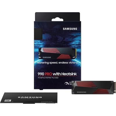 Накопичувач SSD M.2 2280 2TB 990 PRO with Heatsink Samsung (MZ-V9P2T0GW)