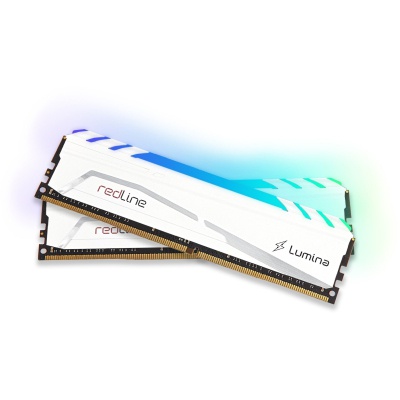 Модуль пам'яті для комп'ютера DDR5 32GB (2x16GB) 6800 MHz Redline RGB White Mushkin (MLB5C680CKKP16GX2)