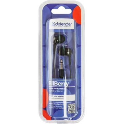 Наушники Defender BilBerry Black (63245)