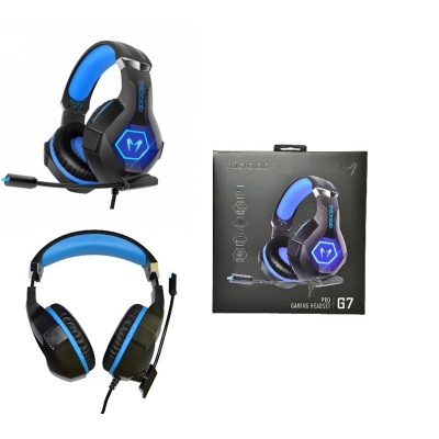 Наушники Microlab G7BB Black-Blue (G7BB)