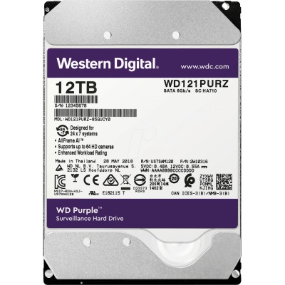 Жесткий диск 3.5' 12TB WD (WD121PURZ)
