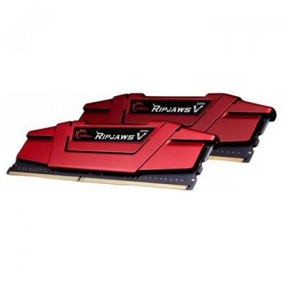 Модуль пам'яті для комп'ютера DDR4 8GB (2x4GB) 2400 MHz RIPJAWS V RED G.Skill (F4-2400C17D-8GVR)