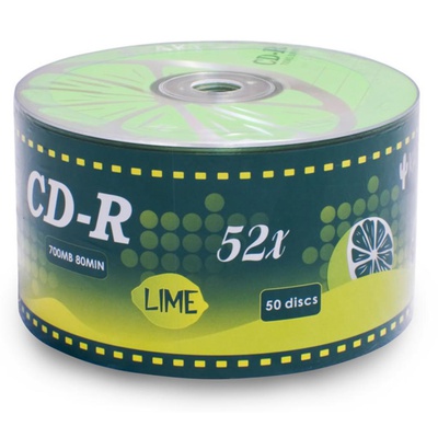 Диск CD KAKTUZ 700MB 52X Bulk 50 pcs ''LIME'' (901OEDRKAF023)