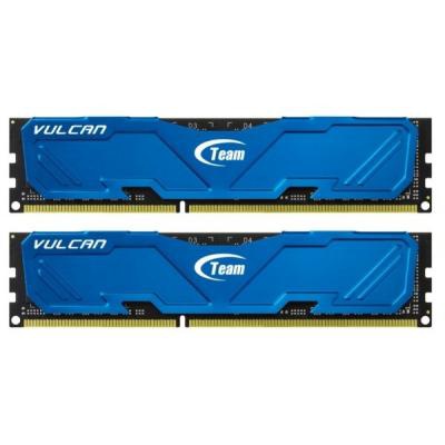 Модуль памяти для компьютера DDR3 8GB (2x4GB) 2400 MHz Vulcan Blue Team (TLBED38G2400HC11CDC01)