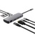 Концентратор Trust USB-C 8-in1 1xUSB-А 3.2/USB-A 2.0/2xUSB-С/HDMI/Ehernet/SD/microSD aluminium 0.15m grey (25672_TRUST)