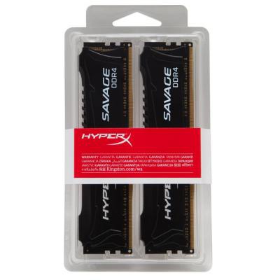 Модуль памяти для компьютера DDR4 16GB (2x8GB) 2800 MHz HyperX Savage BLACK Kingston (HX428C14SB2K2/16)