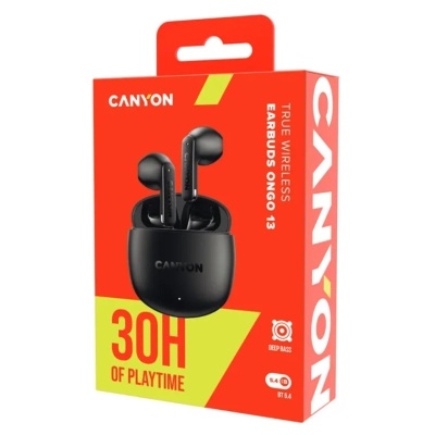 Навушники Canyon OnGo 13 TWS Black (CNS-TWS13B)