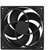 Кулер для корпуса Arctic P14 Silent black (ACFAN00139A)