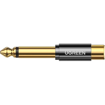 Перехідник 6.35mm M to RCA F AV169 black UGREEN (80731)