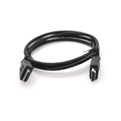Кабель мультимедійний HDMI M to HDMI M 1.2m V1.4 black Merlion (YT-HDMI(M)/(M)-1.2mW-H181)
