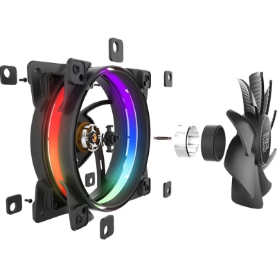 Кулер для корпуса PcСooler CORONA FRGB (Dual Ring)