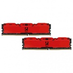 Модуль пам'яті для комп'ютера DDR4 16GB (2x8GB) 3200 MHz IRDM Red Goodram (IR-XR3200D464L16SA/16GDC)