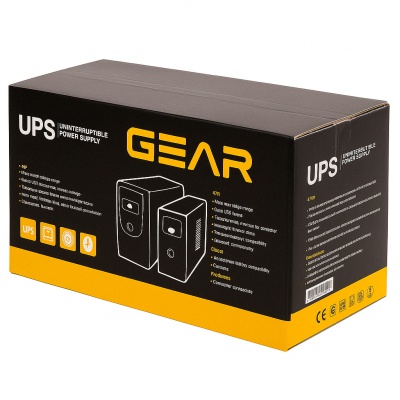 Пристрій безперебійного живлення GEAR GU-2000PLCD
