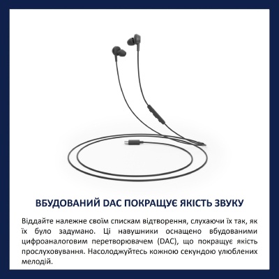 Навушники Philips TAE5008BK/00 USB-C Black (TAE5008BK/00)