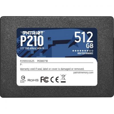 Накопичувач SSD 2.5' 512GB Patriot (P210S512G25)