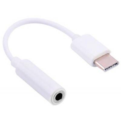 Перехідник Lapara USB Type-C Male - Audio AUX mini jack 3,5 mm Female (LA-Type-C-Audio-3.5mm white)