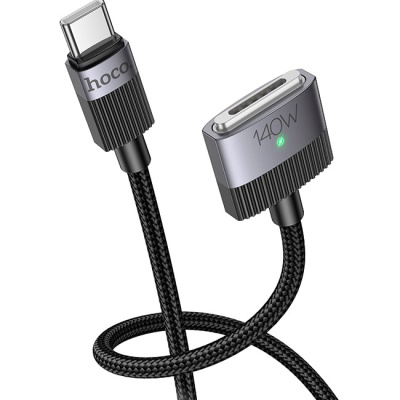Кабель живлення USB-C to Magsafe 3 1.0m black HOCO (6942007642088)