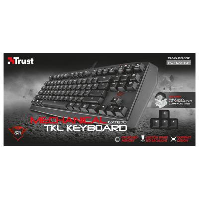 Клавиатура Trust GXT 870 mechanical UKR (21289)