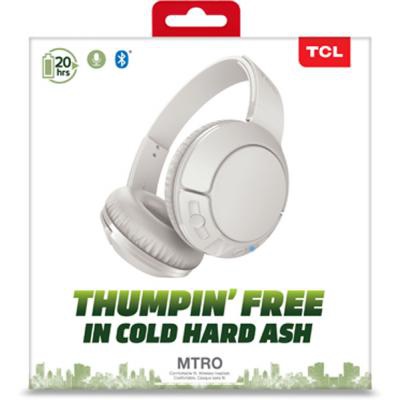 Наушники TCL MTRO200BT Bluetooth Ash White (MTRO200BTWT-EU)