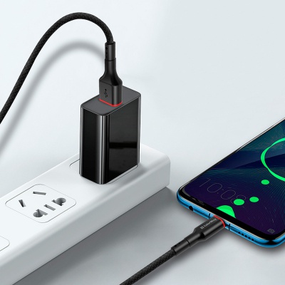 Дата кабель USB 2.0 AM to Type-C 1.0m 2.4А black ColorWay (CW-CBUC064-BK)