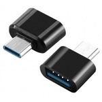 Перехідник USB to Type-C black XoKo (XK-AC040-BK)