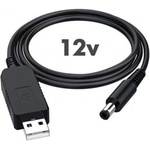 Кабель живлення RCI Перетворювач напруги DC 5V to 12V (inp:USB 5V/2Amax-outp:DC-male 5,5x2,1 12V/1Amax) (DC2.1x5.5mmUSB5V-12V)