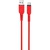 Дата кабель USB 2.0 AM to USB-C 1.0m 3A nylon X59 red HOCO (6931474744937)