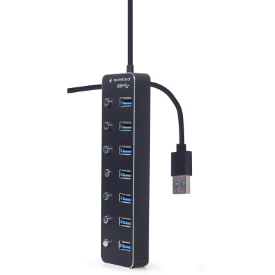 Концентратор Gembird USB 3.0 7 ports (UHB-U3P7P-01)