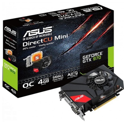 Видеокарта ASUS GeForce GTX970 4096Mb DirectCu Mini (GTX970-DCM-4GD5)