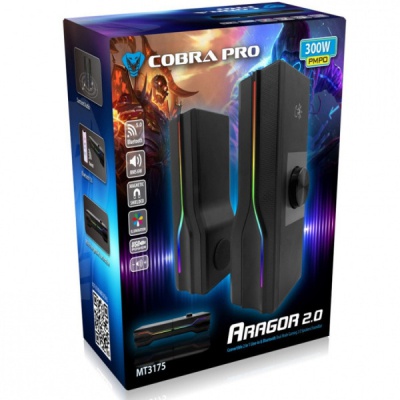 Акустична система Media-Tech Aragor RGB Light Black (MT3175)