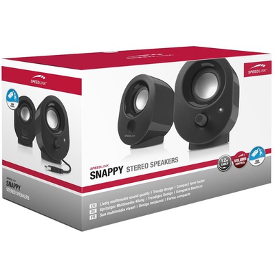 Акустическая система Speedlink SNAPPY Stereo Speakers (SL-8001-BK)