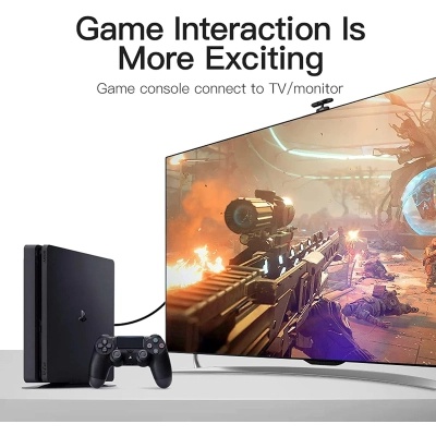 Кабель мультимедійний HDMI M to DVI M 2.0m black Vention (ABFBH)