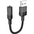 Звукова плата HOCO LS37 Spirit transparent USB to 3.5mm Black (6942007612562)