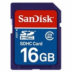 Карта памяти SANDISK 16Gb SDHC (SDSDB-016G-B35)