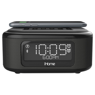 Акустическая система iHome IBTW23B Qi Wireless Charging BT USB Mic (IBTW23B)