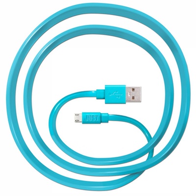 Дата кабель JUST Freedom Micro USB Cable Blue (MCR-FRDM-BL)