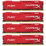 Модуль памяти для компьютера DDR4 32GB (4x8GB) 2133 MHz HyperX FURY Red Kingston (HX421C14FR2K4/32)