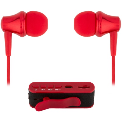 Наушники Ovleng M1 Radio TF Red (noetm1r)