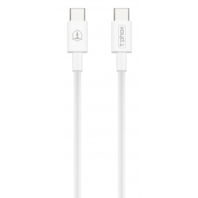 Дата кабель USB-C to USB-C 1.0m 3A White T-Phox (T-CC834)