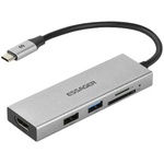 Концентратор Essager USB-C 5-in-1 HDMI 1.4 + USB 3.0 + USB 2.0 + SD/TF (EHBC05-FH0G-P)