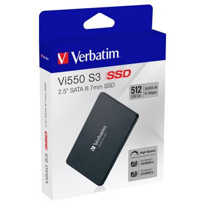 Накопитель SSD 2.5' 512GB Verbatim (49352)