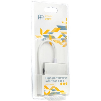 Перехідник USB 3.0 to HDMI, DVI, VGA, RJ45 Gigabit Ethernet PowerPlant (CA912087)